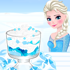 Elsa làm kem mùa đông