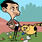 Mr Bean nhặt rác