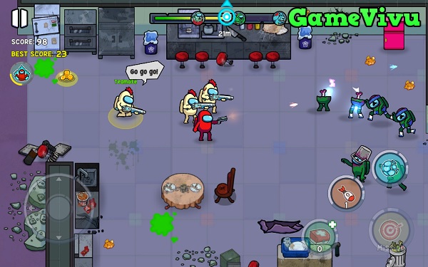 game Impostors vs Zombies: Survival hình ảnh 2