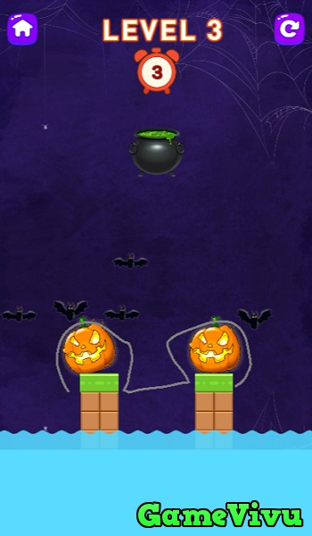 game Bảo vệ bí ngô halloween hình ảnh 2