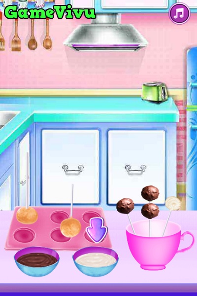 game Làm bánh cake pop hình ảnh 2