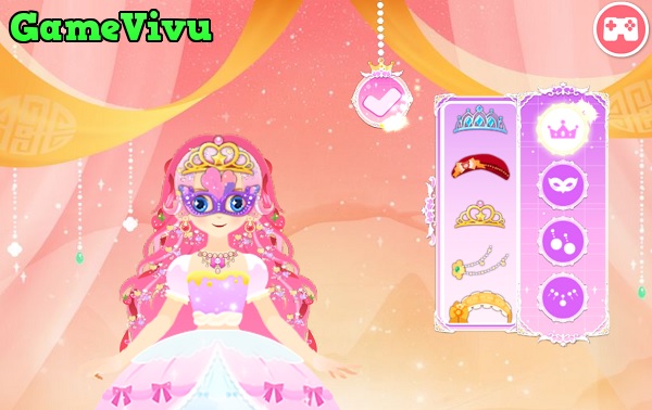 game Thời trang công chúa Babybus Little Panda Princess Dressup